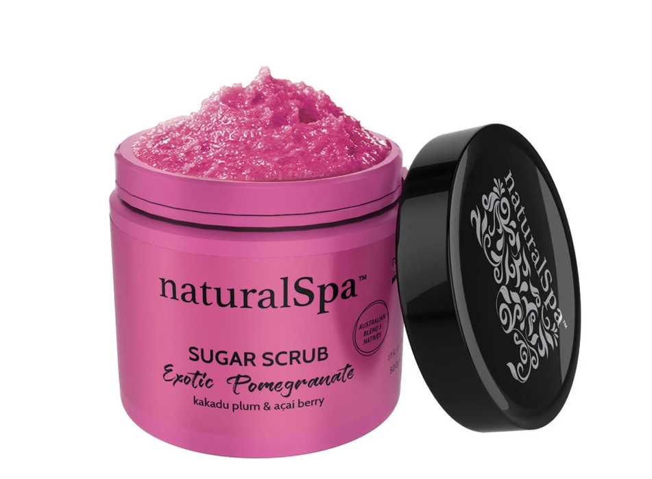 Natural Spa - Exotic Pomegranate Sugar Scrub 500g