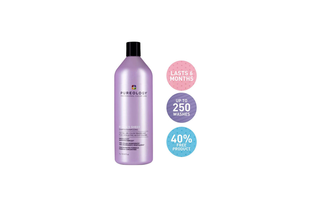 Pureology - Hydrate Sheer Shampoo 1000ml