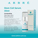 Arbre stem cell serum with packaging on a light blue background