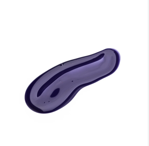 Purple shoe insole on a white background