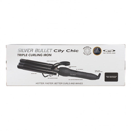 Silver Bullet - City Chic Triple Barrel Wand 16-19mm