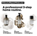 L'Oreal Paris Absolute Repair Molecular hair care products with step-by-step description on a white background.