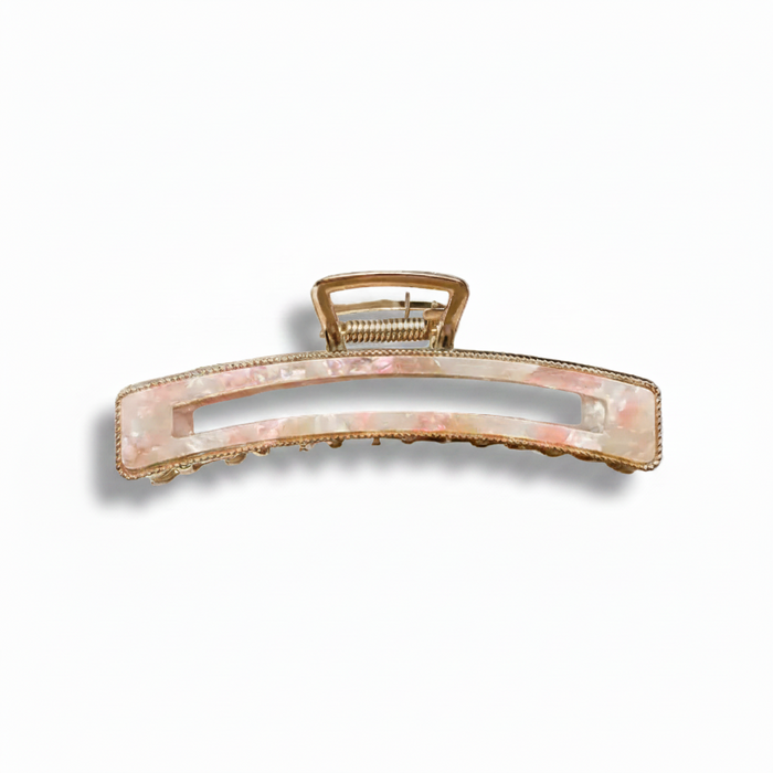 Large Metal Claw Clip Pink