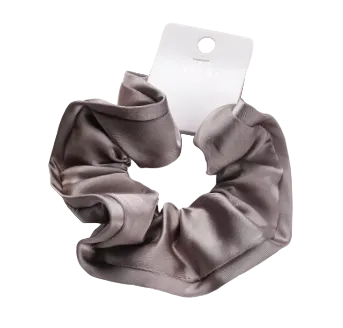 MUJU - Satin Scrunchie 12cm Stone
