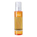 Bottle of Natural Look Static Free Unplugged Argan Oil 120ml with a pump dispenser, predominantly orange in color.