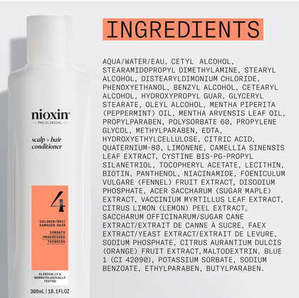 Nioxin - System 4 Scalp + Hair Conditioner 300ml