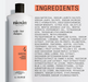 Nioxin shampoo bottle with ingredient list on a white background