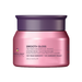 A jar of Aurology Smooth Gloss treatment mask for frizzy, fine, color-treated, and colored hair, featuring a metallic pink container and a dark purple lid, set against a plain white background.