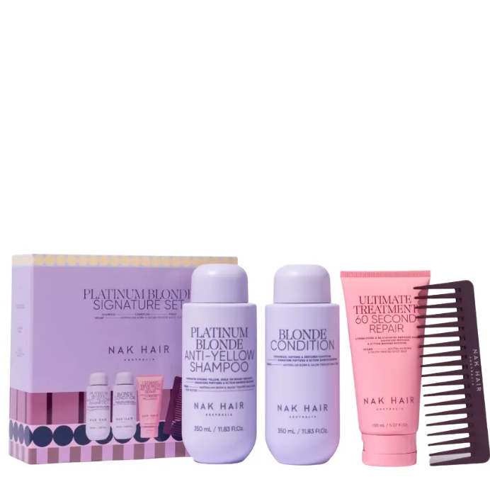 Nak - Signature Holiday Platinum Blonde Trio 2025