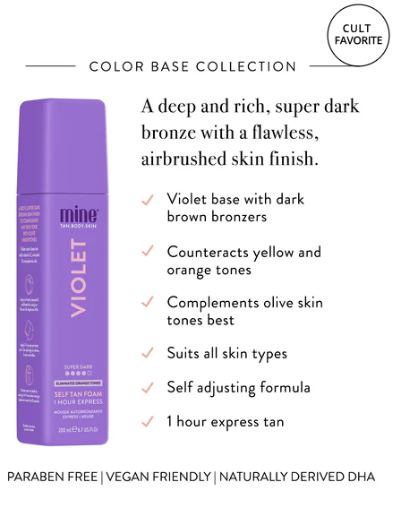 Mine Tan - Violet Self Tan Foam 200ml