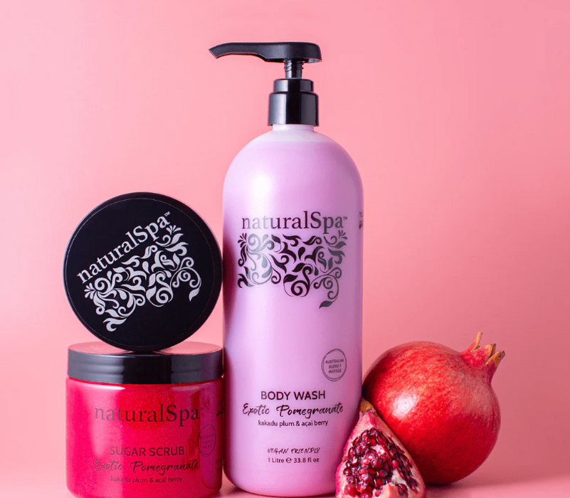 Natural Spa - Exotic Pomegranate Body Wash 375ml