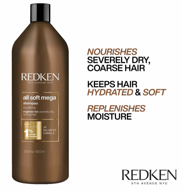 Redken - All Soft Mega Curls Shampoo 1 Litre