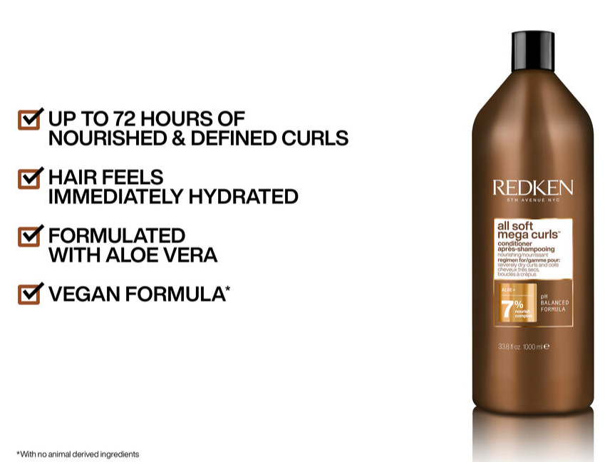Redken - All Soft Mega Curls Conditioner 1 Litre