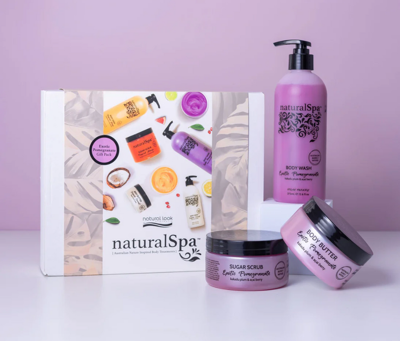 Natural Spa - Fruit Extracts Exotic Pomegranate Gift Pack