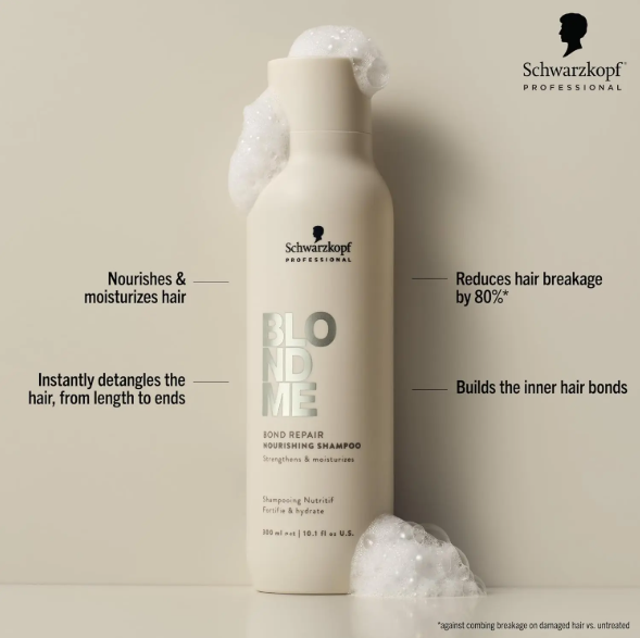 Schwarzkopf Blondme Bond Repair Nourishing Shampoo 300ml
