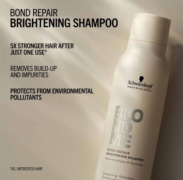 Schwarzkopf Blondme Bond Repair Brightening Shampoo 300ml