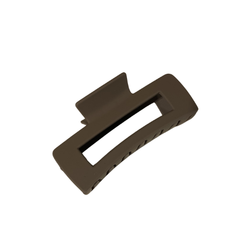 Avela - Rectangle Large Claw Clip 11cm Stone